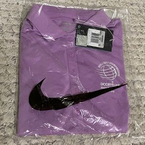 NWT light purple golf polo shirt